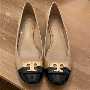 Tory Burch cap toe flat